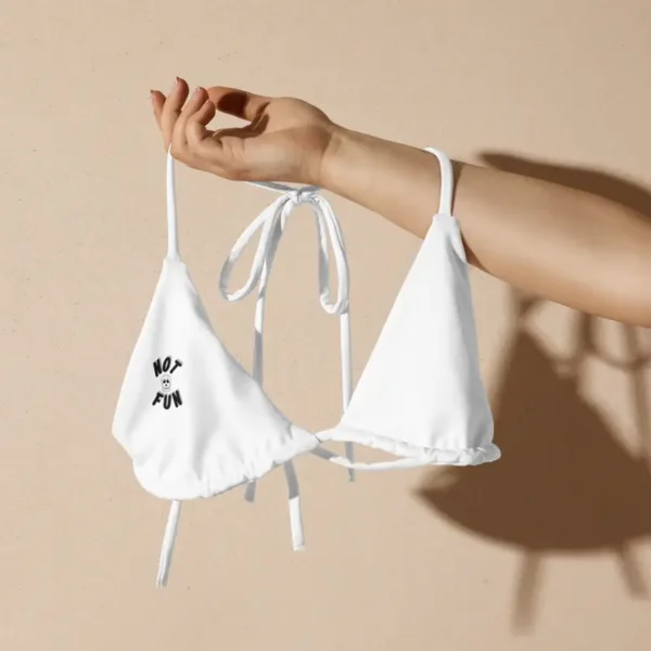 Haut de maillot de bain éco-responsable rembourré Not Fun_MAJ